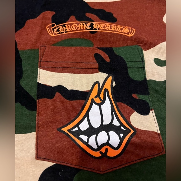 CHROME HEARTS CAUTION T-SHIRT (RARE) - Picture 4 of 4